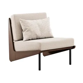 Kinney Teak Lounge Chair by Crate Barrel